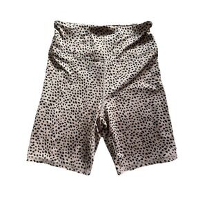 Forever 21 Leopard Print Biker Shorts Size Medium